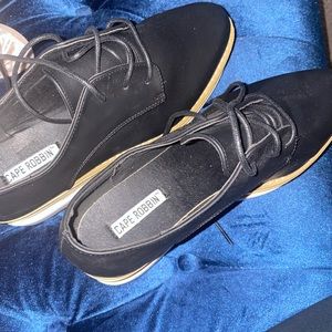 Black oxfords